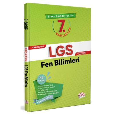 Editör Yayınları 7. Sınıflar Için Lgs Fen Bilimleri