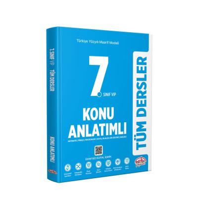 Editör Yayınları 7. Sınıf VIP Tüm Dersler Konu Anlatımlı