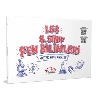 Editör Yayınları LGS 8. Sınıf Fen Bilimleri Poster Konu Anlatımlı