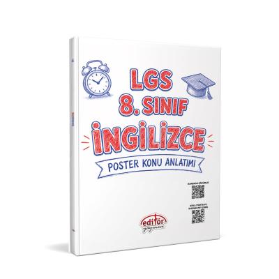 Editör Yayınları LGS 8. Sınıf İngilizce Poster Konu Anlatımlı