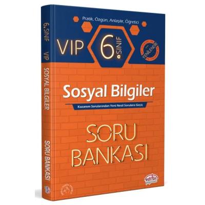 Editör Yayınları 6. Sınıf VIP Sosyal Bilgiler Soru Bankası