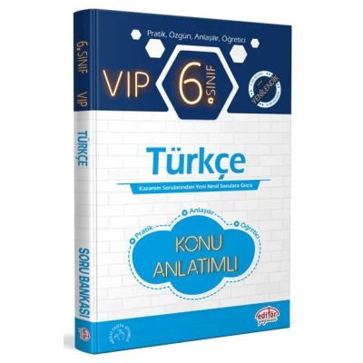 Editör Yayınları 6. Sınıf VIP Türkçe Konu Anlatımlı