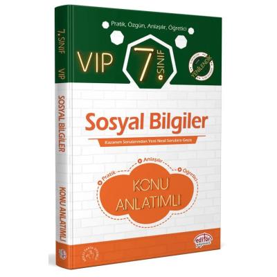 Editör Yayınları 7. Sınıf VIP Sosyal Bilgiler Konu Anlatımı
