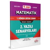 Editör Yayınları 9. Sınıf Matematik 1. Dönem Ortak Sınavı 2. Yazılı Senaryoları Tamamı Çözümlü
