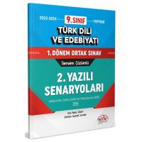 Editör Yayınları 9. Sınıf Türk Dili ve Edebiyatı 1. Dönem Ortak Sınavı 2. Yazılı Senaryoları Tamamı Çözümlü
