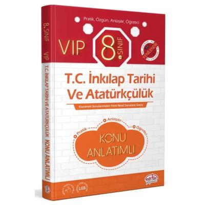 Editör Yayınları LGS 8. Sınıf VIP T.C. İnkılap Tarihi ve Atatürkçülük Konu Anlatımı
