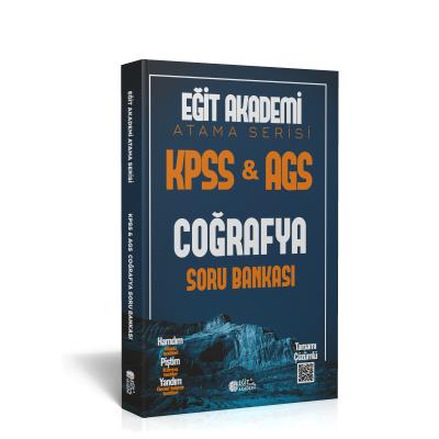 Eğit Akademi ATAMA Serisi KPSS AGS Coğrafya Soru Bankası