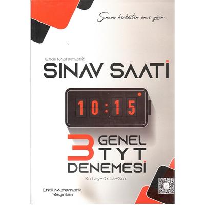 Etkili Matematik Yayınları TYT Sınav Saati 3 Genel Denemesi