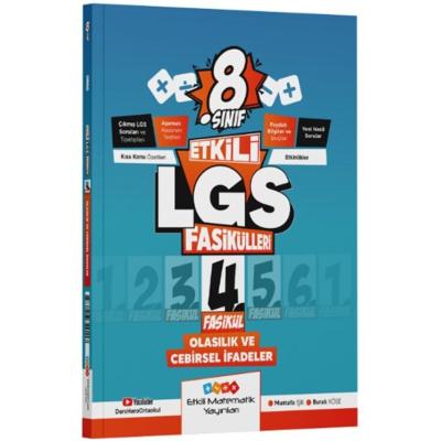 Etkili Matematik Yayınları LGS 8. Sınıf Etkili Fasikül Olasılık ve Cebirsel İfadeler 4