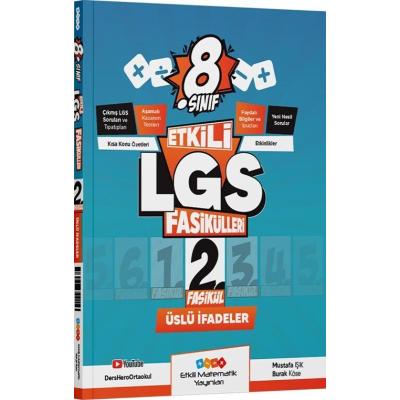 Etkili Matematik Yayınları LGS 8. Sınıf Etkili LGS Fasikülleri Üslü İfadeler 2