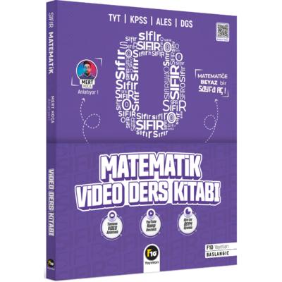 F10 Yayınları Mert Hoca ile Sıfırdan Matematik Video Ders Kitabı 