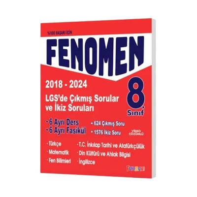 Fenomen Okul Yayınları Lgs 8. Sınıf Çıkmış Sorular Ve İkiz Soruları Seti (6 Ki̇tap) (20182024)