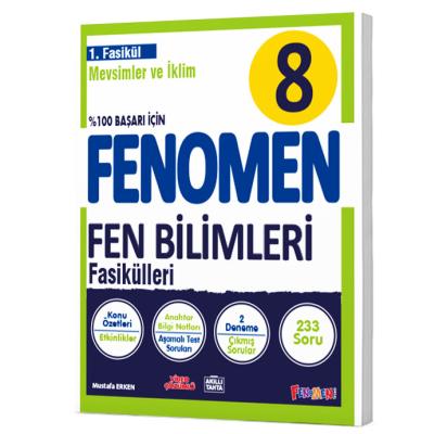 Fenomen Okul Yayınları Lgs 8. Sınıf Fenomen Fen Bilimleri 1. Fasikül (Mevsimler Ve İklim)