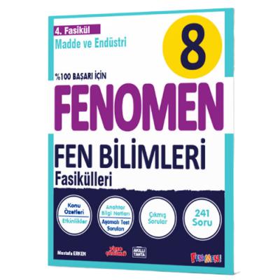 Fenomen Okul Yayınları Lgs 8. Sınıf Fenomen Fen Bilimleri 4. Fasikül (Madde Ve Endüstri̇)