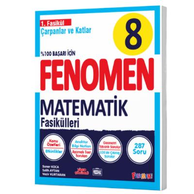 Fenomen Okul Yayınları Lgs 8. Sınıf Fenomen Matematik 1. Fasikül (Çarpanlar Ve Katlar)