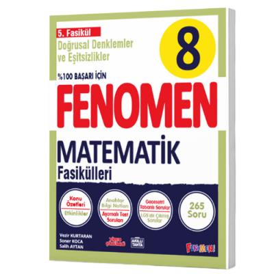 Fenomen Okul Yayınları Lgs 8. Sınıf Fenomen Matematik Fasikül 5 (Doğrusal Denklemler Ve Eşitsizlikler)