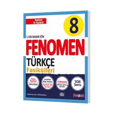 Fenomen Okul Yayınları LGS 8. Sınıf  Türkçe Fasikül Seti (1-2-3-4-5-6-7-8. Sayılar)