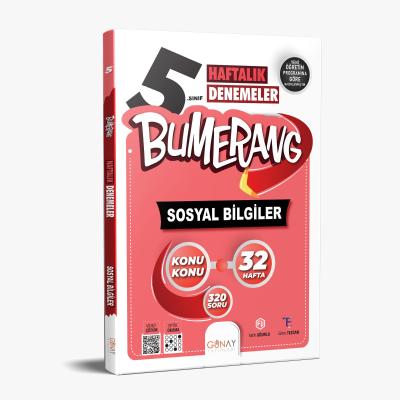 Günay Yayınları 5. Sınıf Sosyal Bilgiler Bumerang Konu Konu 32 Haftalık Denemeler