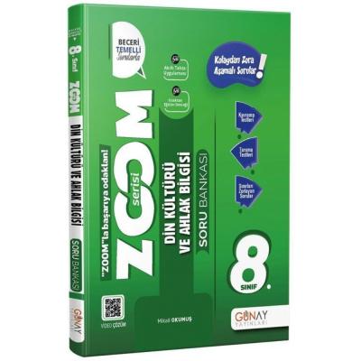 Günay Yayınları Lgs 8. Sınıf ZOOM Serisi Din Kültürü Ve Ahlak Bilgisi Soru Bankası