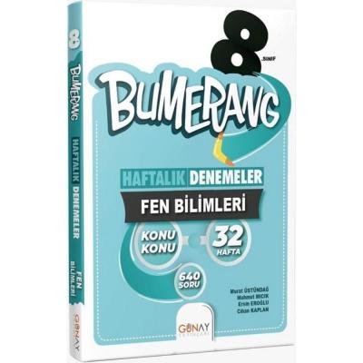 Günay Yayınları Lgs 8. Sınıf Fen Bilimleri Bumerang Konu Konu 32 Haftalık Denemeler