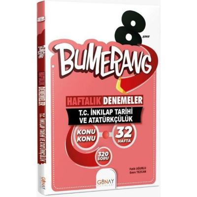 Günay Yayınları Lgs 8. Sınıf T.c İnkılap Tarihi Ve Atatürkçülük Bumerang Konu Konu 32 Haftalık Deneme
