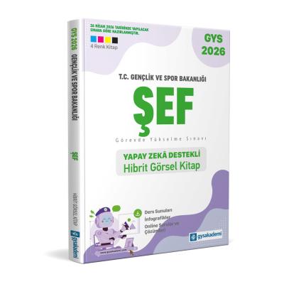 GYS Akademi 2026 T.C. Gençlik ve Spor Bakanlığı Şef Yapay Zeka Destekli Hibrit Kitap