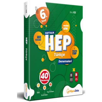 Hiper Zeka 6. Sınıf Haftalık HEP Türkçe 40 Deneme