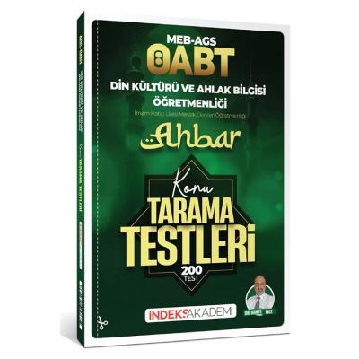 İndeks Akademi ÖABT MEB-AGS Din Kültürü ve Ahlak Bilgisi Ahbar Konu Tarama Testleri - Hanifi İnce