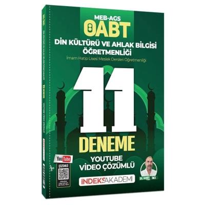 İndeks Akademi ÖABT MEB-AGS Din Kültürü ve Ahlak Bilgisi 11 Deneme YOUTUBE Video Çözümlü - Hanifi İnce