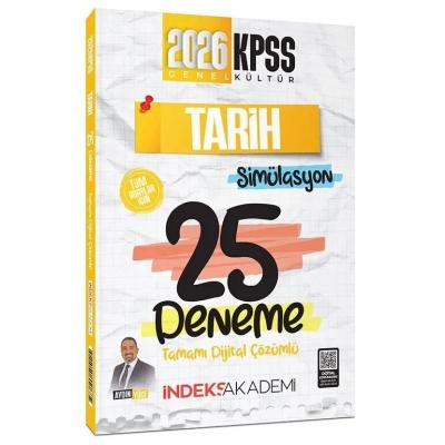 İndeks Akademi 2026 KPSS Tarih Simülasyon 25 Deneme Çözümlü - Aydın Yüce