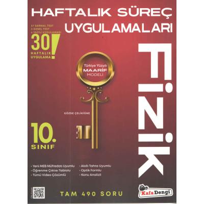 Kafa Dengi Yayınları 10. Sınıf Fizik Haftalık Süreç Uygulamaları