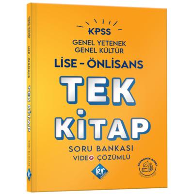 Kr Akademi Yayınları 2024 KPSS Lise Ön Lisans Genel Yetenek Genel Kültür Tek Kitap Soru Bankası 