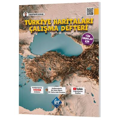 Kr Akademi Yayınları Coğrafyanın Kodları Türkiye Haritaları Çalışma Defteri