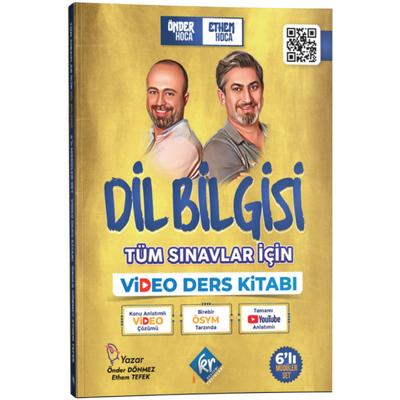 Kr Akademi Yayınları Önder Hoca & Ethem Hoca Tüm Sınavlar İçin Dil Bilgisi Video Ders Kitabı 