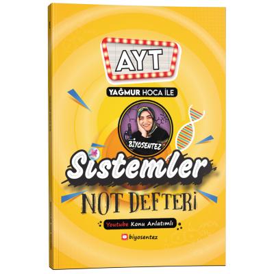 Kr Akademi Yayınları Yağmur Hoca Ile Ayt Biyosentez Sistemler Not Defteri Tamamı El Yazılı