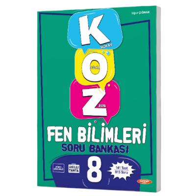 Kurmay Yayınları Lgs 8. Sınıf Koz (Kolay – Orta – Zor) Fen Bilimleri Soru Bankası