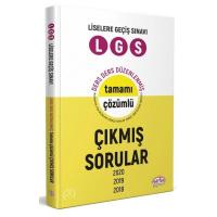 LGS Çıkmış Sorular ve Çözümleri Editör Yayınevi
