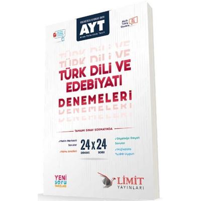 Limit Yayınları AYT Türk Dili ve Edebiyatı 24X24 Denemeleri
