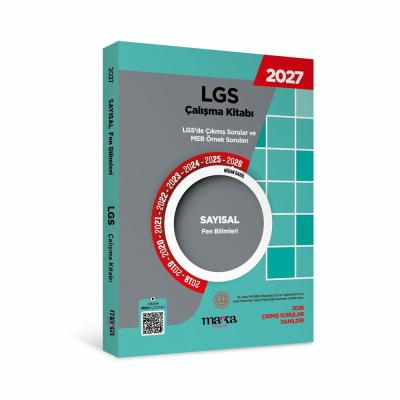 Marka Yayınları 2027 MEB LGS 8. Sınıf Sayısal Fen Bilimleri Çalışma Kitabı Çıkmış Sorular ve Örnek Sorular