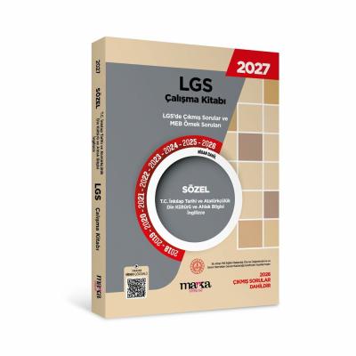 Marka Yayınları 2027 MEB LGS 8. Sınıf Sözel İnkılap Tarihi Din Kültürü İngilizce Çalışma Kitabı Çıkmış Sorular ve Örnek Sorular