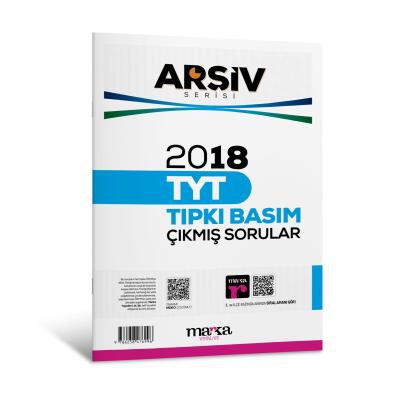 Marka Yayınları 2018 TYT ARŞİV SERİSİ Tıpkı Basım Çıkmış Sorular Tamamı Video Çözümlü