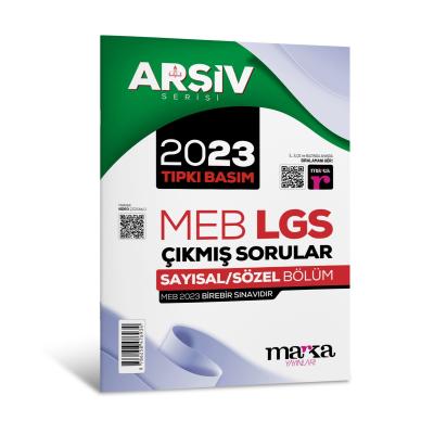 Marka Yayınları 2023 LGS 8. Sınıf ARŞİV Serisi Tıpkı Basım Çıkmış Sorular Tamamı Video Çözümlü