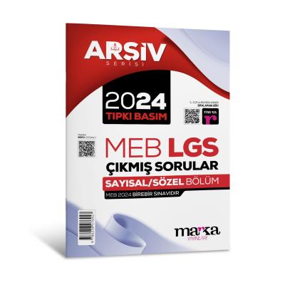 Marka Yayınları 2024 LGS 8. Sınıf ARŞİV Serisi Tıpkı Basım Çıkmış Sorular Tamamı Video Çözümlü