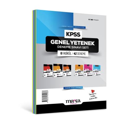 Marka Yayınları Kpss Genel Yetenek Deneme Sınavı Seti 6 Fasikül 42 Deneme