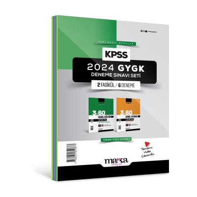 Marka Yayınları Kpss Genel Yetenek Genel Kültür Deneme Sınavı Seti 2 Fasikül 6 Deneme