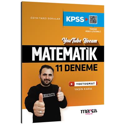 Marka Yayınları Kpss Matematik 11 Deneme Tamamı Video Çözümlü Yektugmat