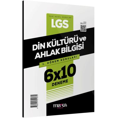 Marka Yayınları Lgs 8. Sınıf 1.Dönem Konuları Din Kültürü Ve Ahlak Bilgisi 6 Deneme