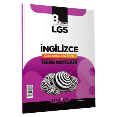 Marka Yayınları Lgs 8. Sınıf Odak Noktası İngilizce Özet Konu Anlatımlı Ders Notları