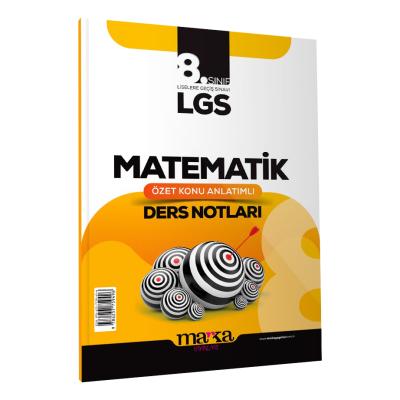 Marka Yayınları Lgs 8. Sınıf Odak Noktası Matematik Özet Konu Anlatımlı Ders Notları