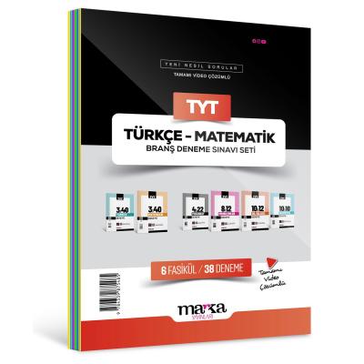 Marka Yayınları Tyt Türkçe Matematik Branş Deneme Sınavı Seti 6 Fasikül 38 Deneme